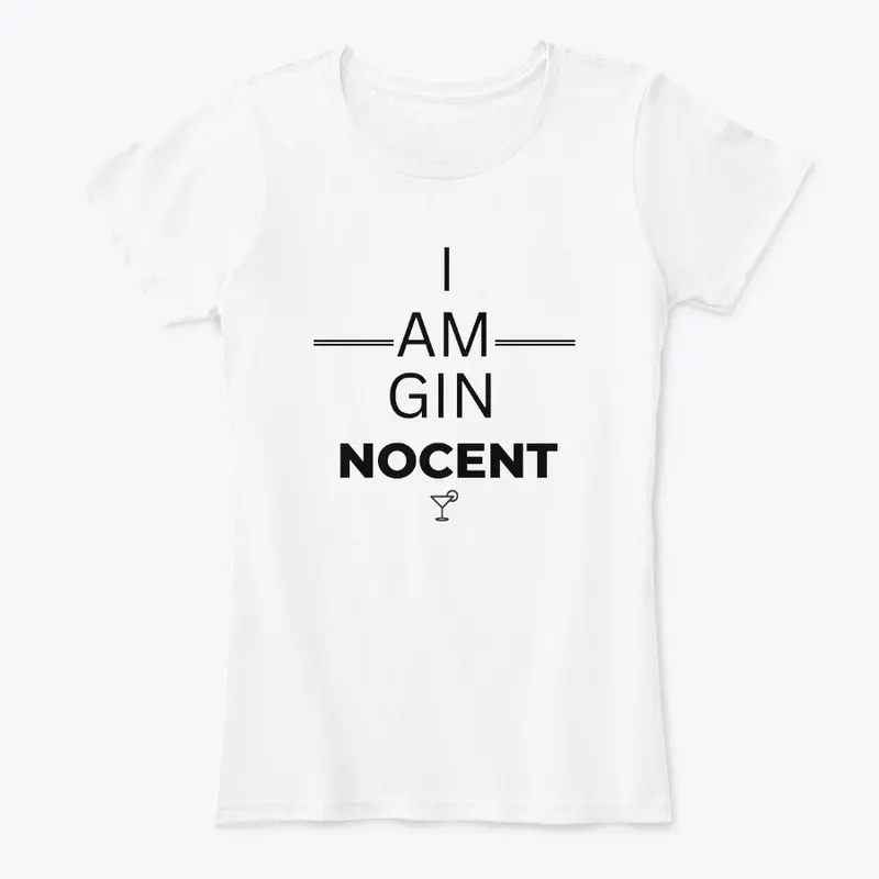 I am GIN NOCENT - black