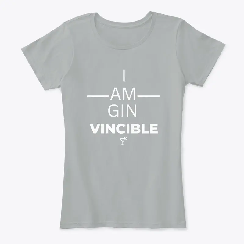 I am GIN VINCIBLE - White