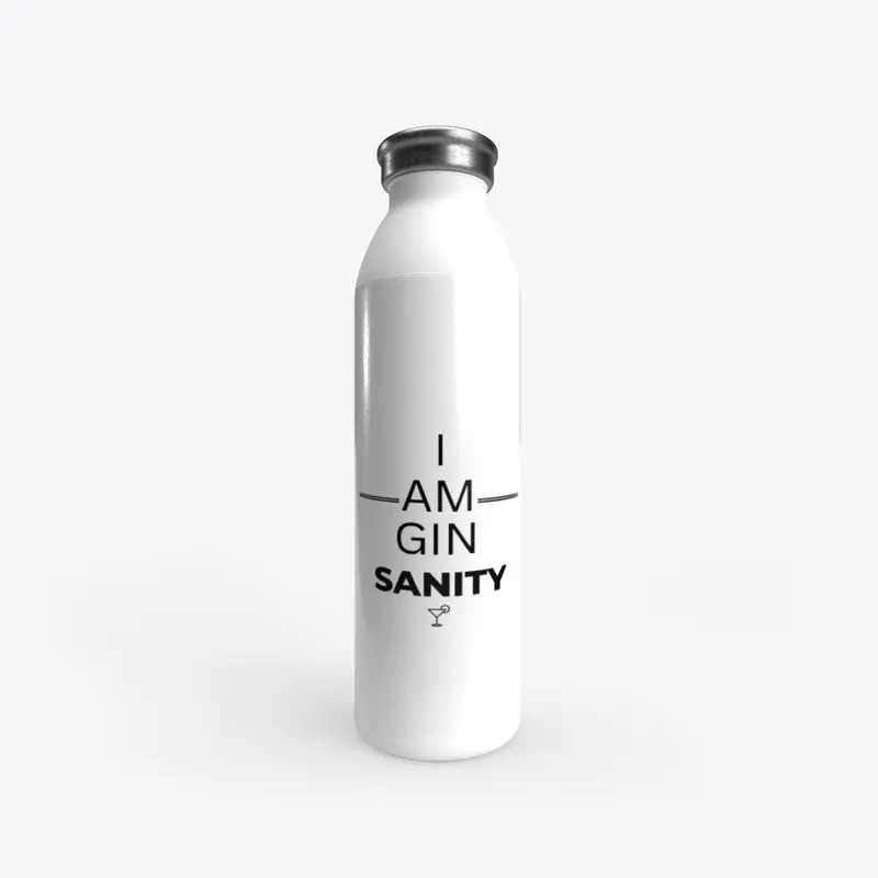 I am GIN SANITY - black