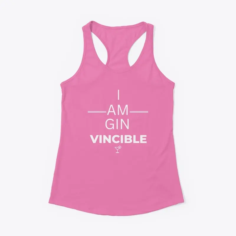 I am GIN VINCIBLE - White