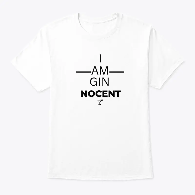 I am GIN NOCENT - black