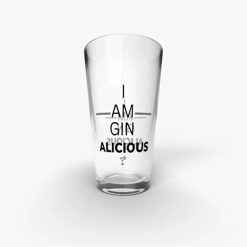 I am GIN ALICIOUS -black