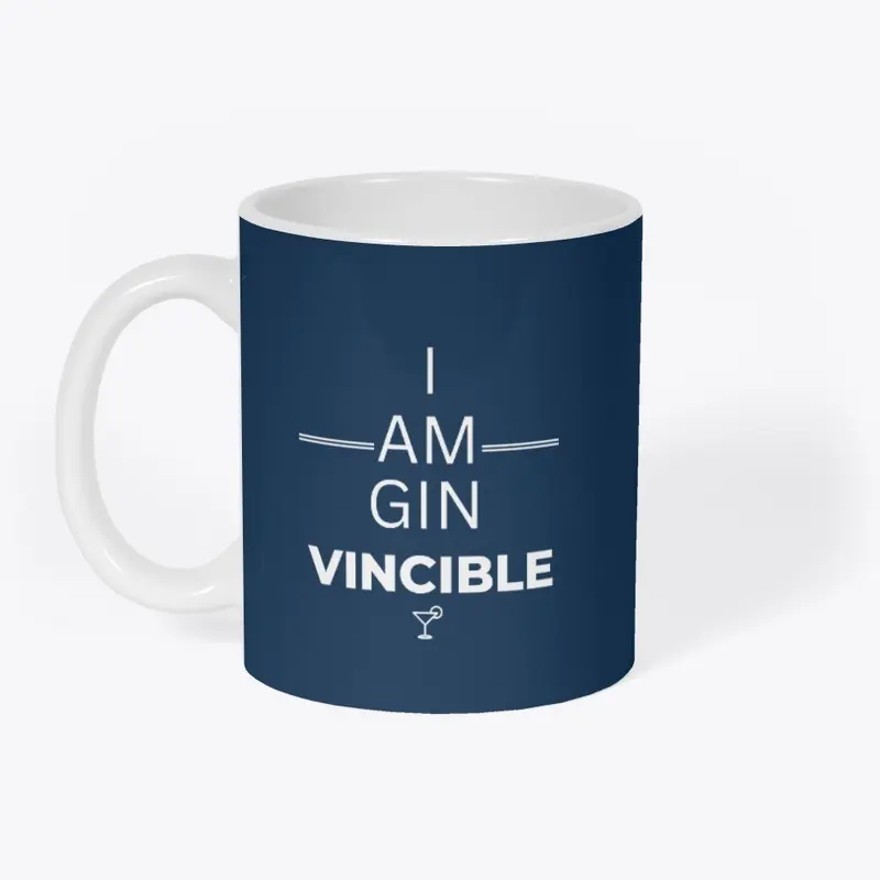 I am GIN VINCIBLE - White