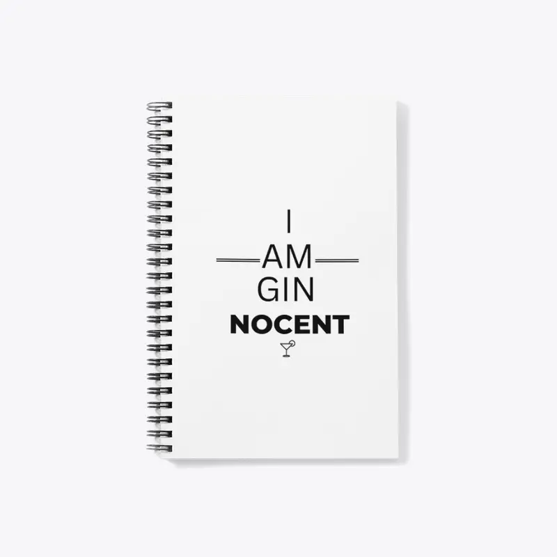 I am GIN NOCENT - black