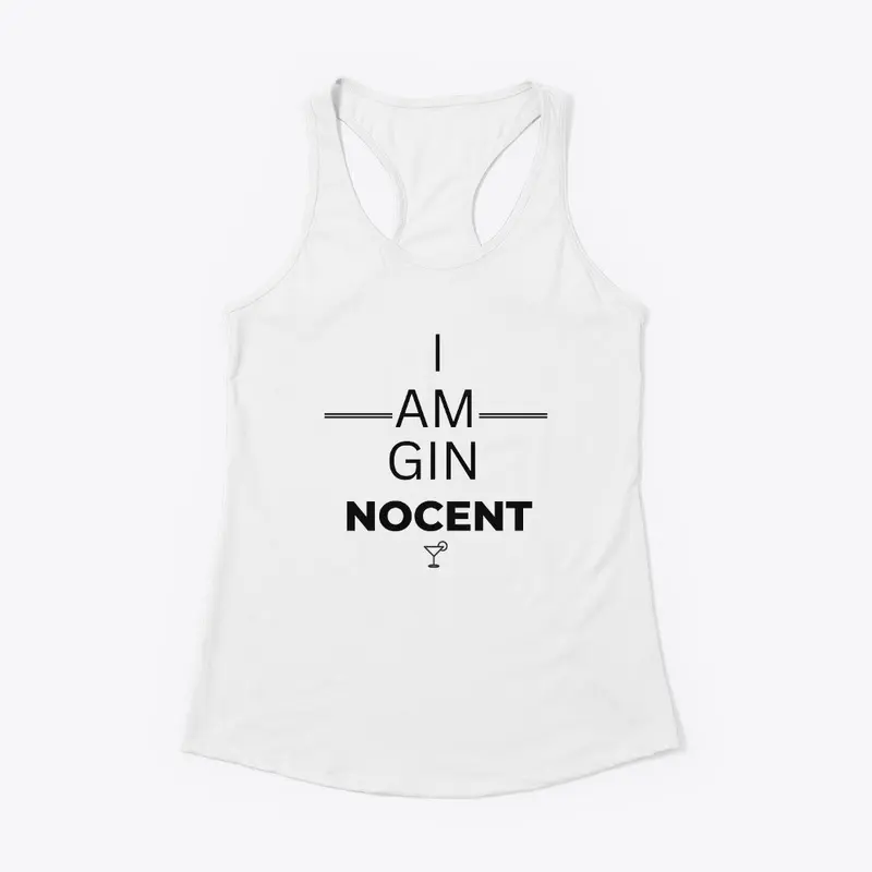 I am GIN NOCENT - black