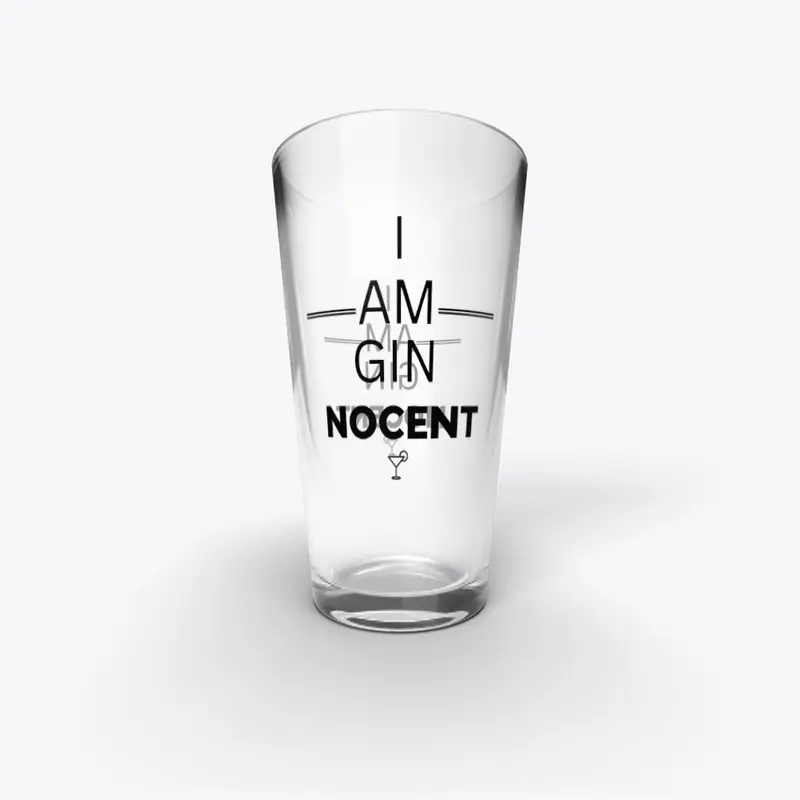 I am GIN NOCENT - black