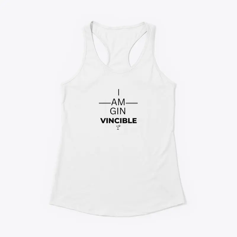 I am GIN VINCIBLE - black