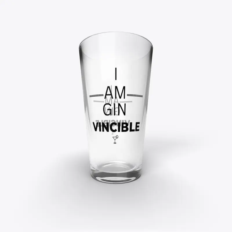 I am GIN VINCIBLE -black