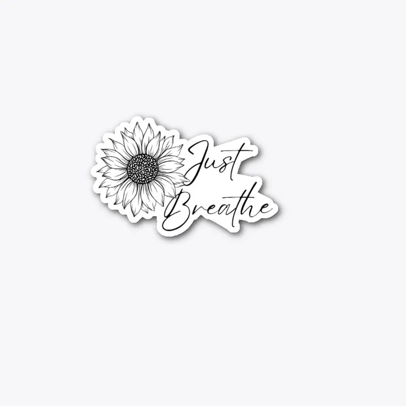 Just Breathe - Sunflower - Black