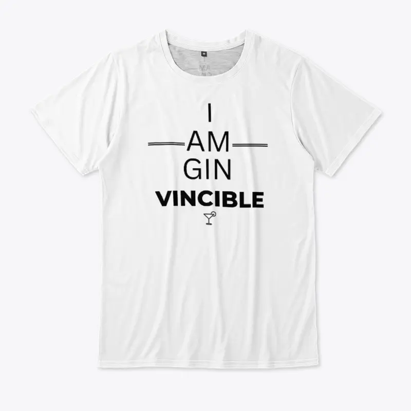 I am GIN VINCIBLE -black