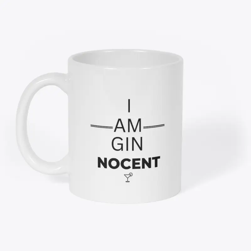 I am GIN NOCENT - black