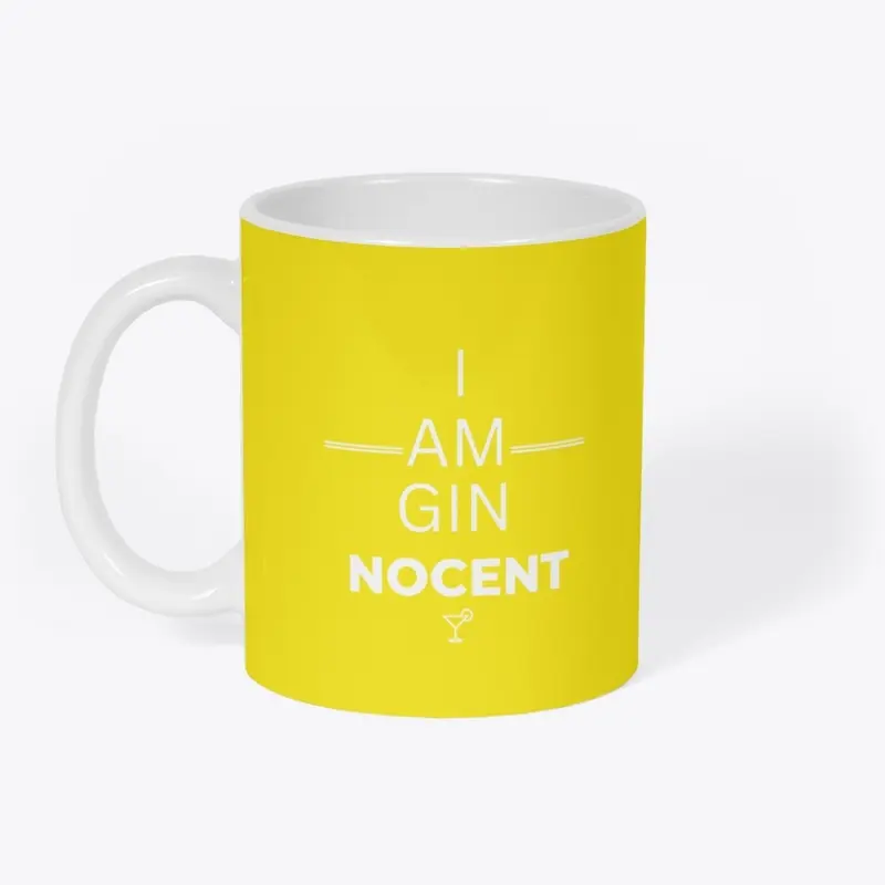 I am GIN NOCENT - White