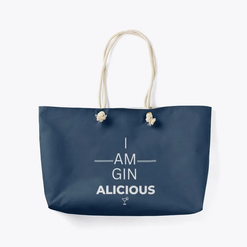 I am GIN ALICIOUS - White