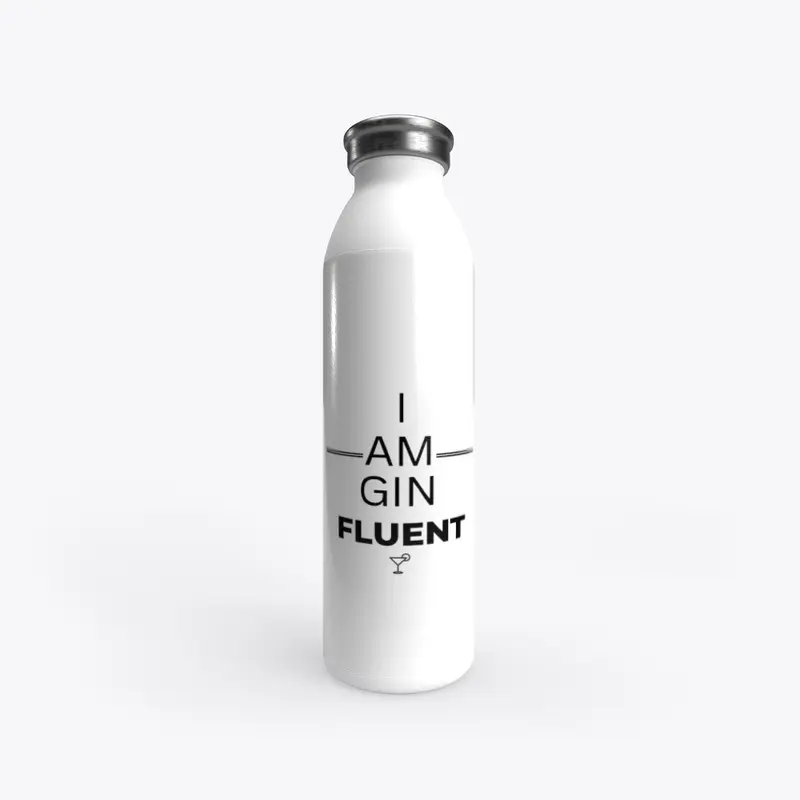 I am GIN FLUENT - black