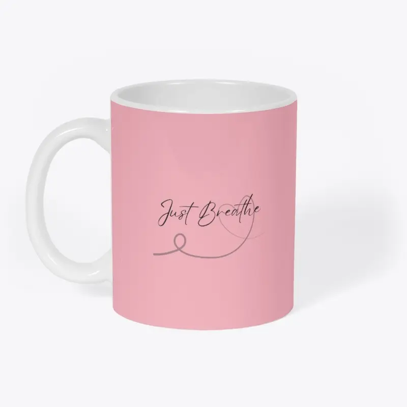 Just Breathe - Heart - Black