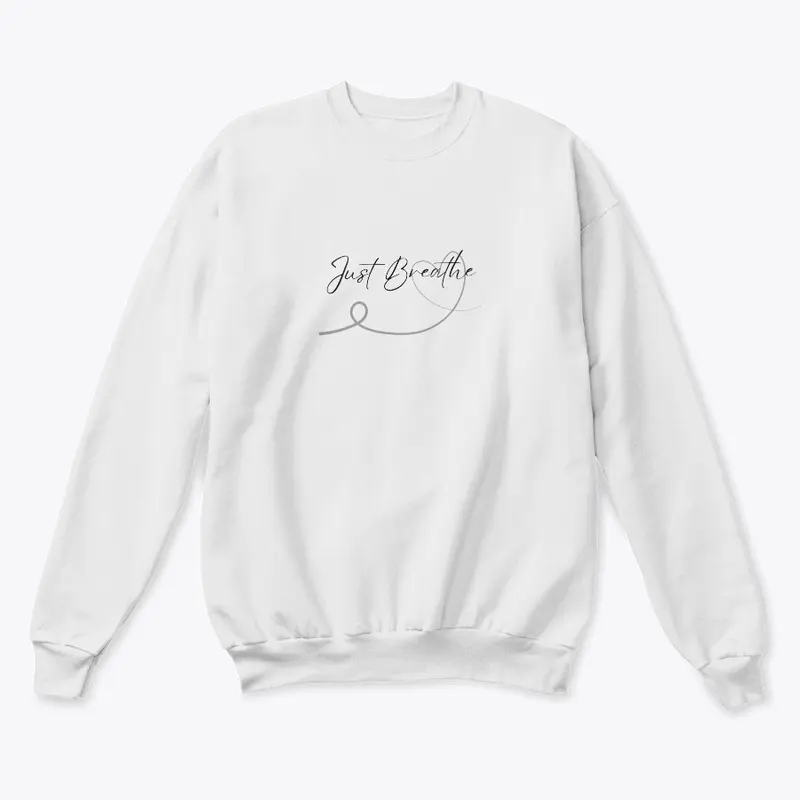 Just Breathe - Heart - Black