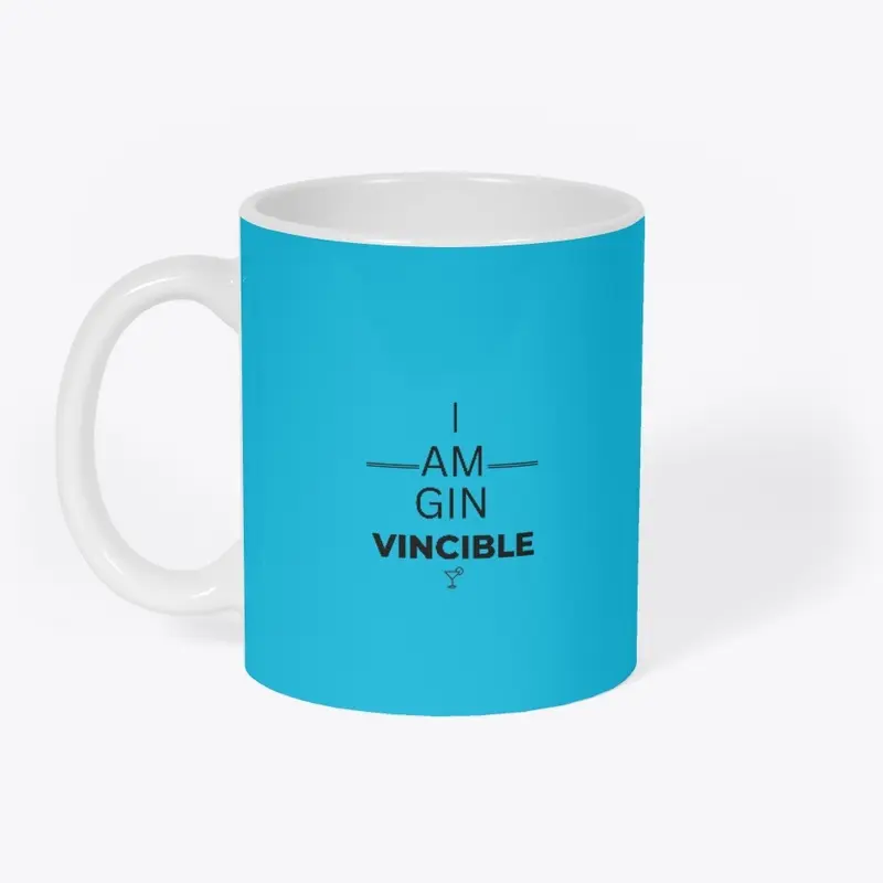 I am GIN VINCIBLE - black